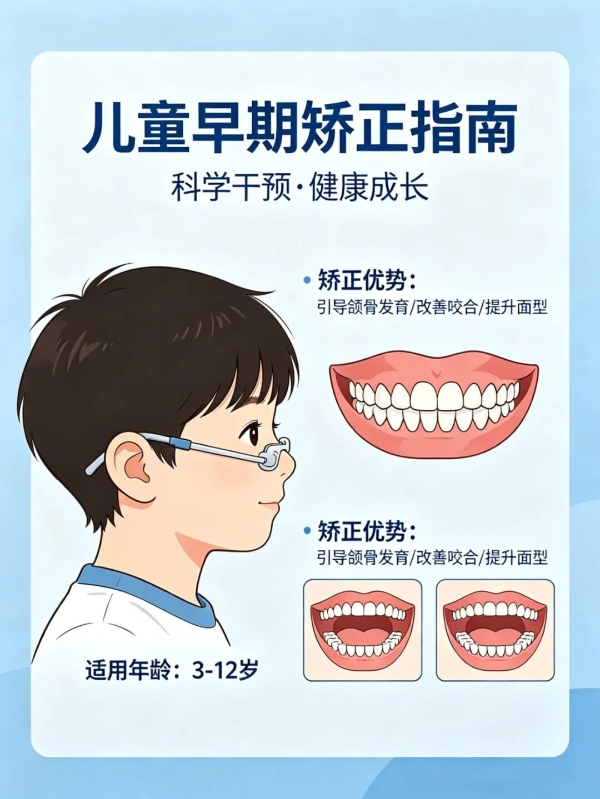 优诺口腔刘新强教授正畸团队丨孩子矫正牙齿为什么越早干预越好?(图1)